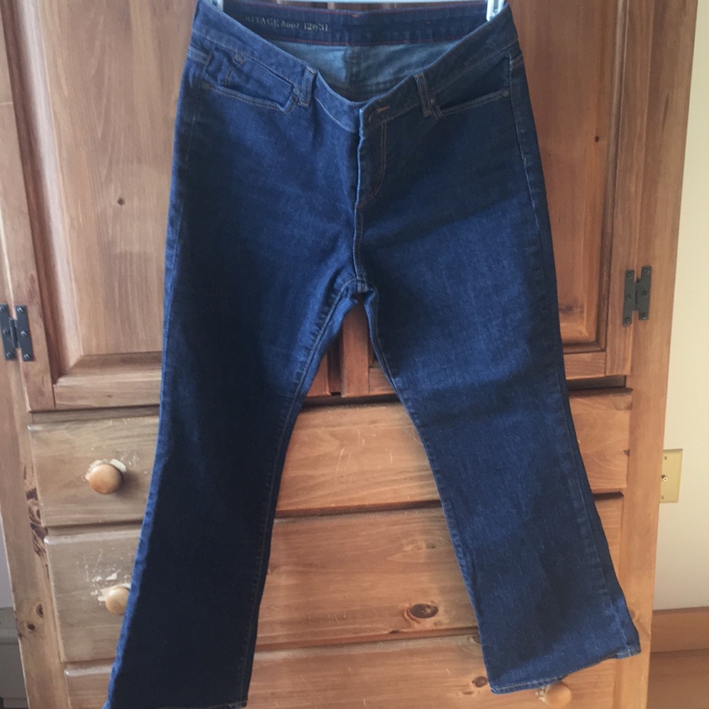 Talbots Heritage Boot Cut Jeans Size 12P/31
